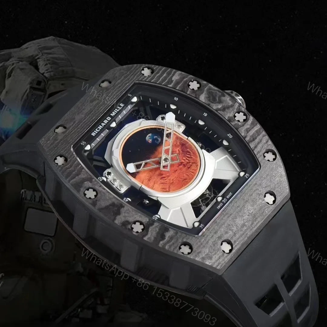 View 4 of Richard Mille RM52-05 Pharrell Williams Mars Tourbillon Watch RM52-MARS