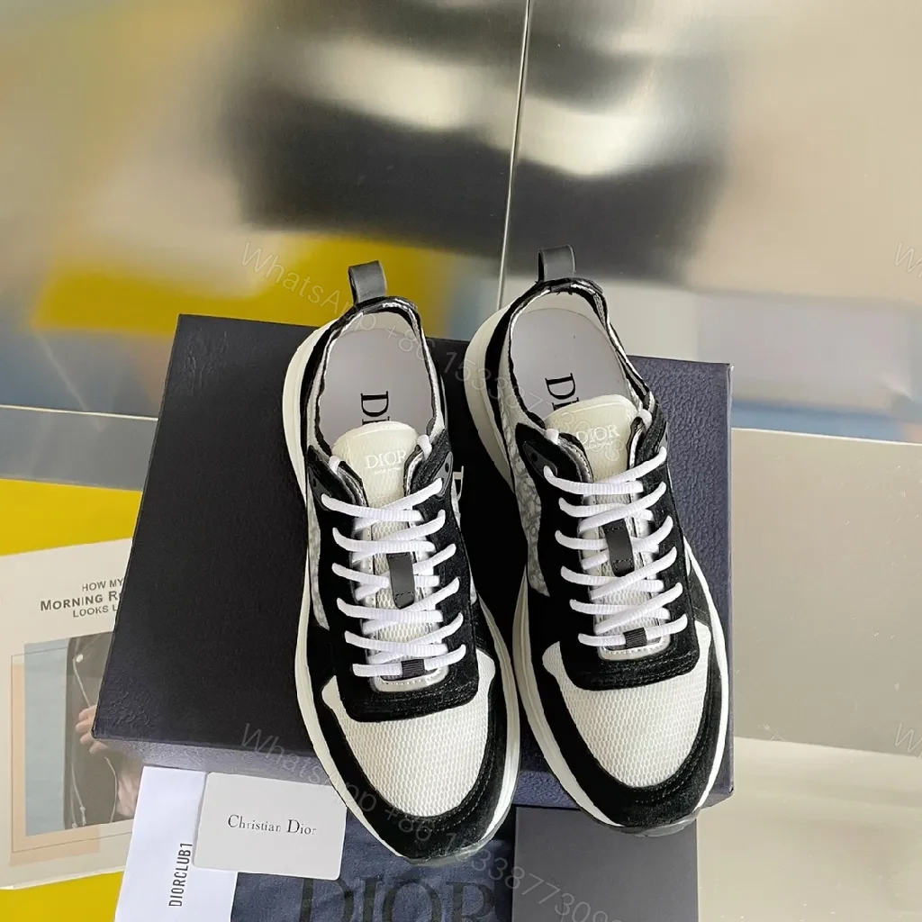 View 9 of Bold Contrast Textile High-Top: Luxe Casual Sneakers