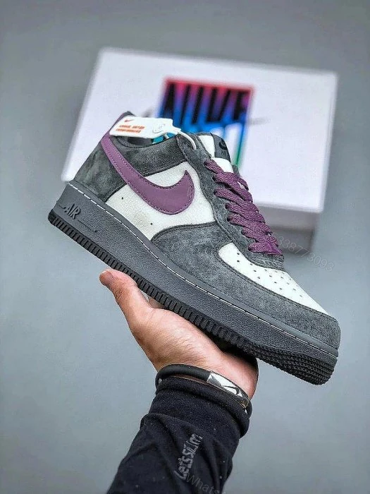 View 4 of FIRST COPY NIKE AIRFORCE 1 PURPLE PIGEON FOR MEN