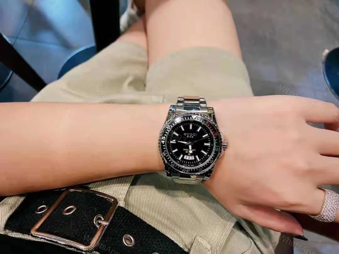 View 4 of Gucci Dive Black Dial Watch 40Mm