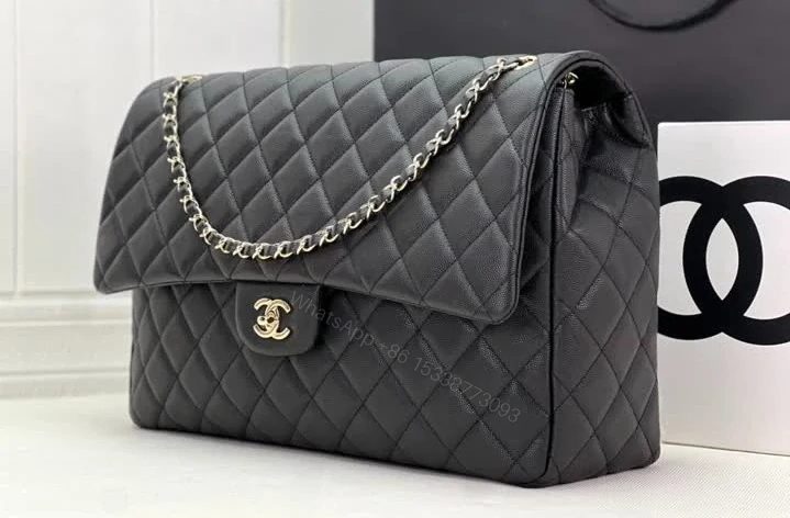 View 3 of Chanel Classic Maxi Flap Bag Replica 111397