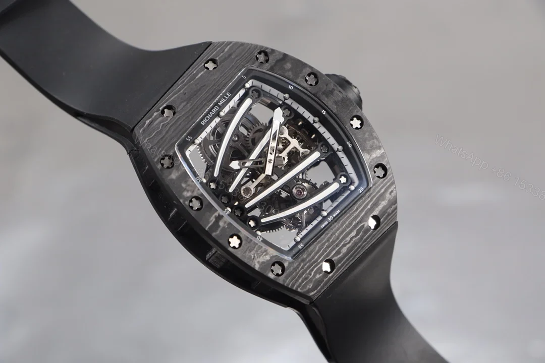 View 3 of Richard Mille RM59-01 Green Lizard Tourbillon TPT Carbon Fiber Edition RM59-01-GREEN-LIZARD-TOURBILLON-TPT