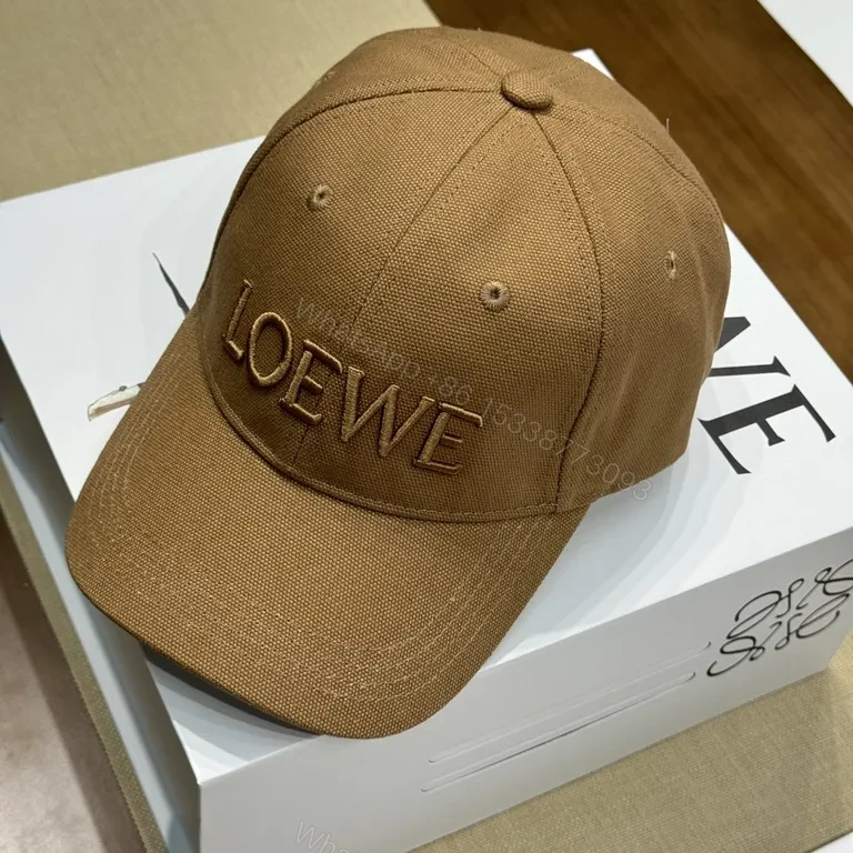 Caramel Canvas Luxe Cap: Subtle Designer-Style hat — view 1