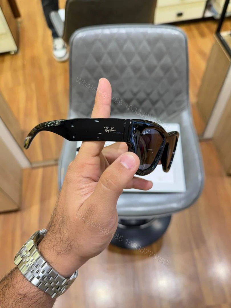 View 4 of First Copy RayBan4940 Puffer Black Sunglasses