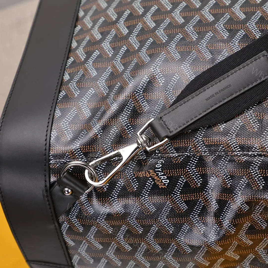 View 3 of Goyard Steamer GM Black Leather Travel