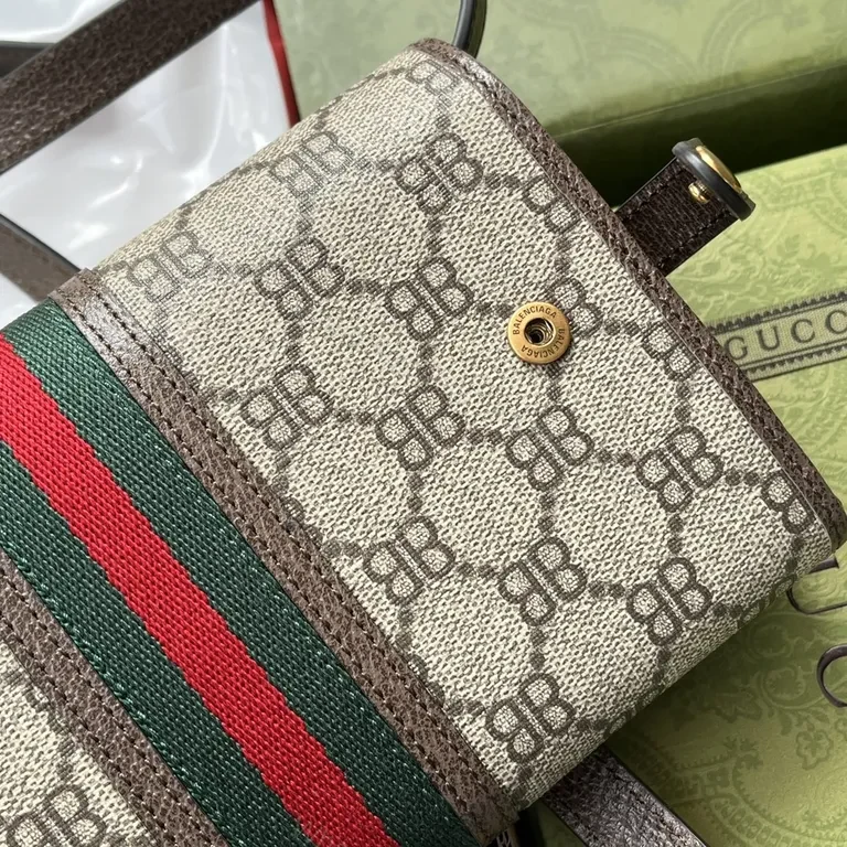View 6 of G GG Canvas Crossbody â€” Monogram Web, Luxury Everyday Carry