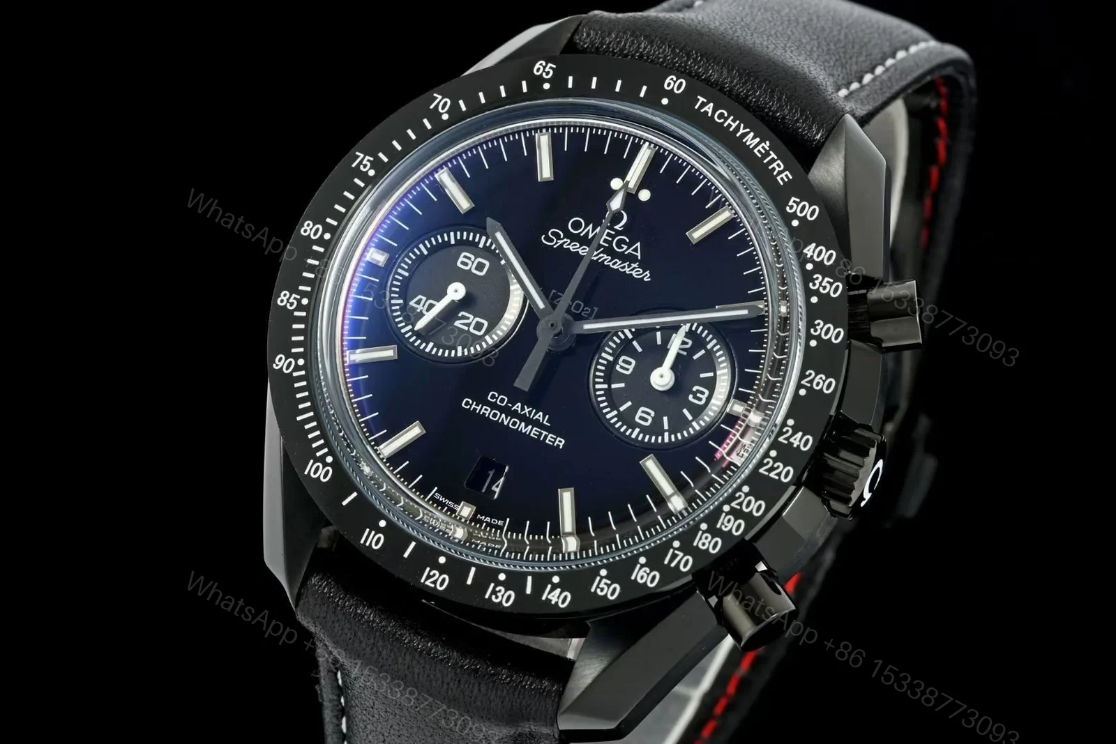 View 4 of Omega Speedmaster Moonwatch Co-Axial Dark Side of the Moon Pitch Black 311.92.44.51.01.004