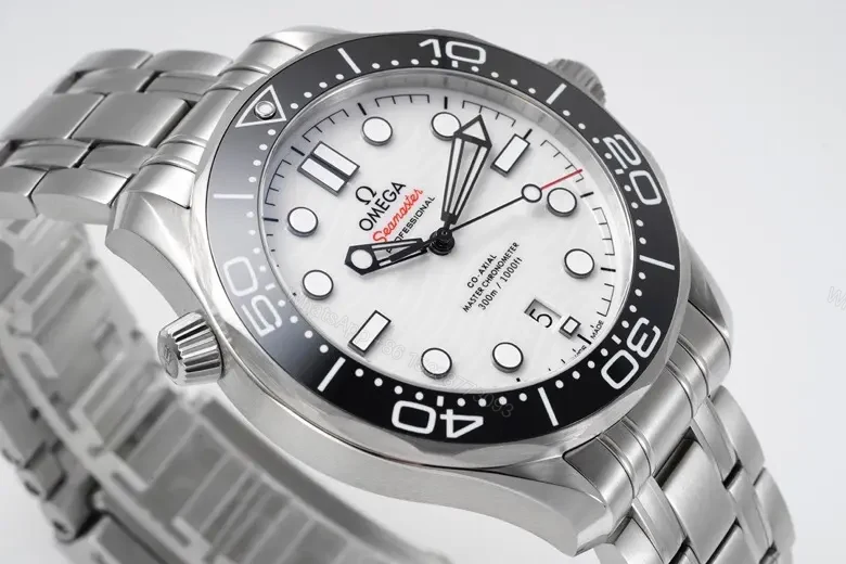 View 4 of Omega Seamaster 300M White Dial Ceramic Bezel Stainless Steel Watch