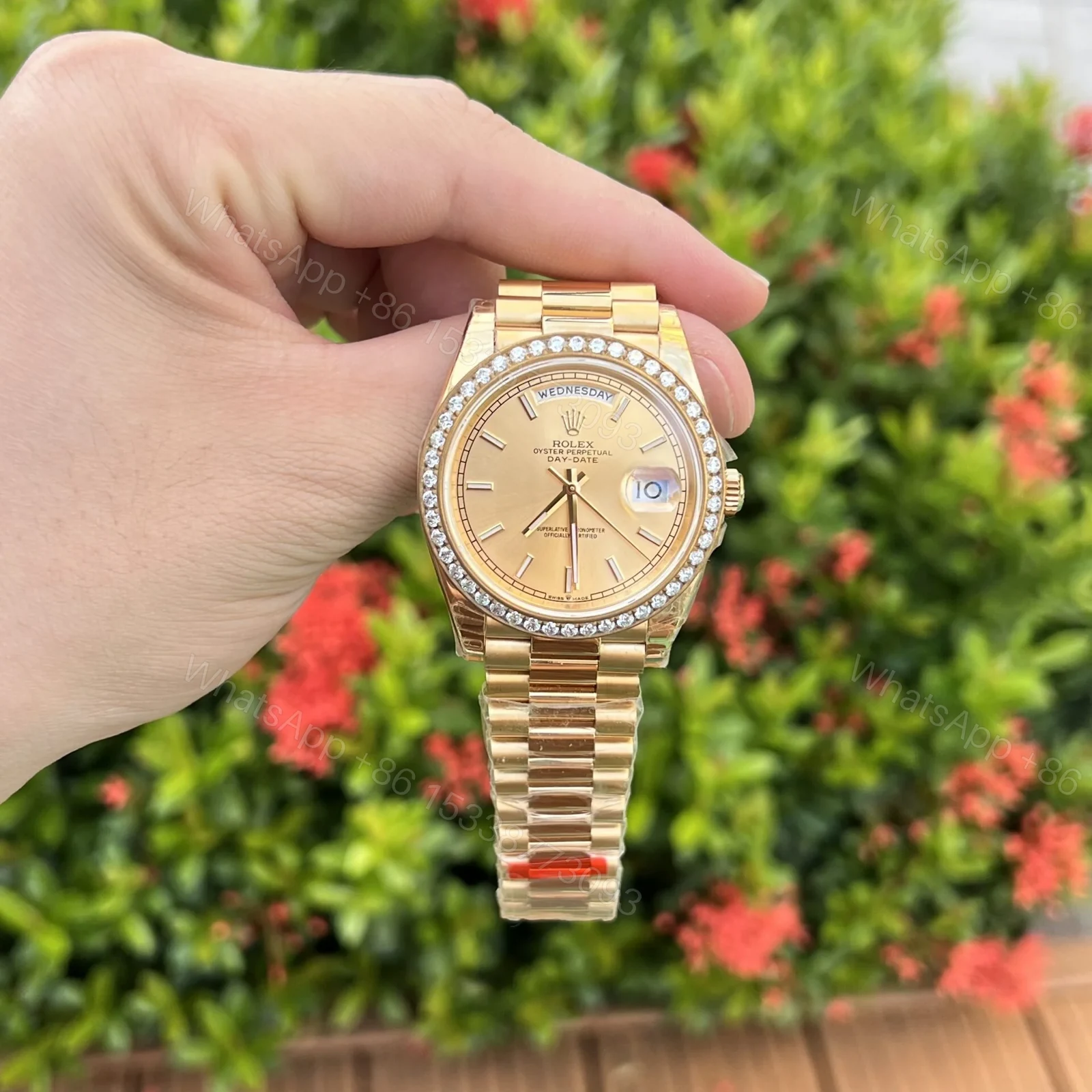 View 2 of Superclone Rolex Day-Date Champagne Dial 228348rbr-0008 40 mm