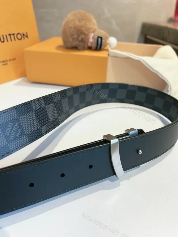 View 2 of Damier Graphite 35mm Belt â€” Luxury Casual? 35mm Belt