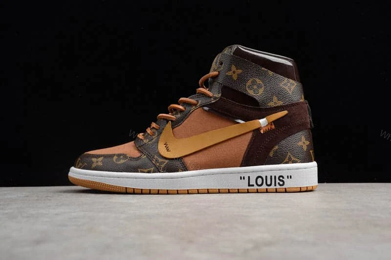 View 2 of NIKE AIR JORDAN 1 HIGH X OFF WHITE NRG COFFEE BROWN – NK002