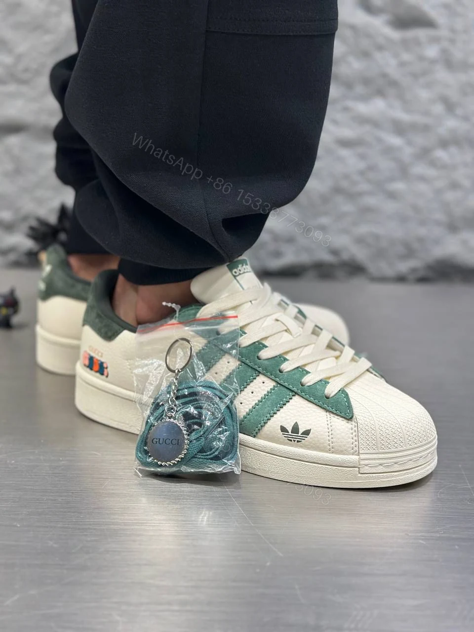 View 2 of FIRST COPY Adidas Superstar x Gucci Shoes For Men