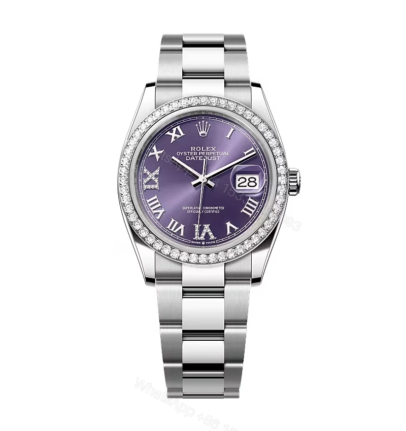 Rolex Datejust Aubergine Roman Diamond Dial 126284RBR-0014 36 mm — view 1