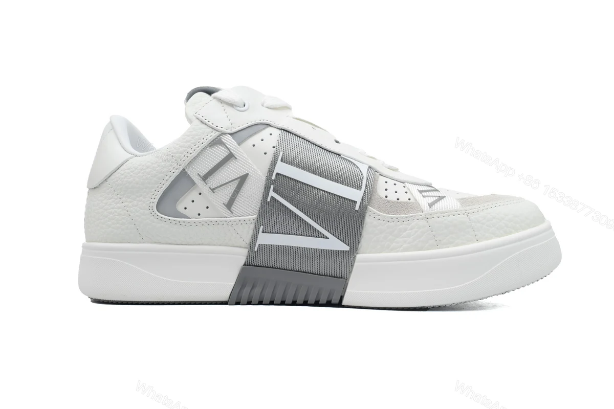 View 5 of Valentino Garavani VL7N Low Sneakers White Grey