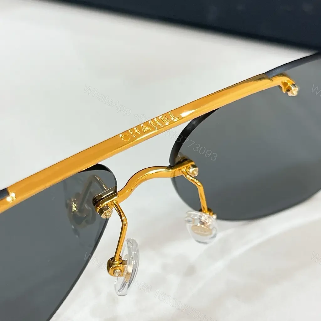 View 8 of Gradient Lens Aviator Sunglasses - Titanium Frame, Adjustable Fit
