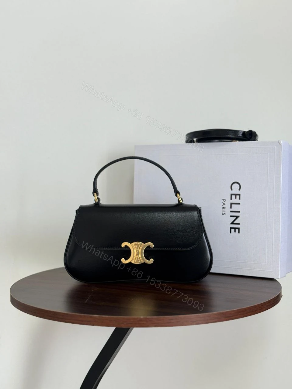 Celine TEEN CELINE LOLA in shiny calfskin — view 1