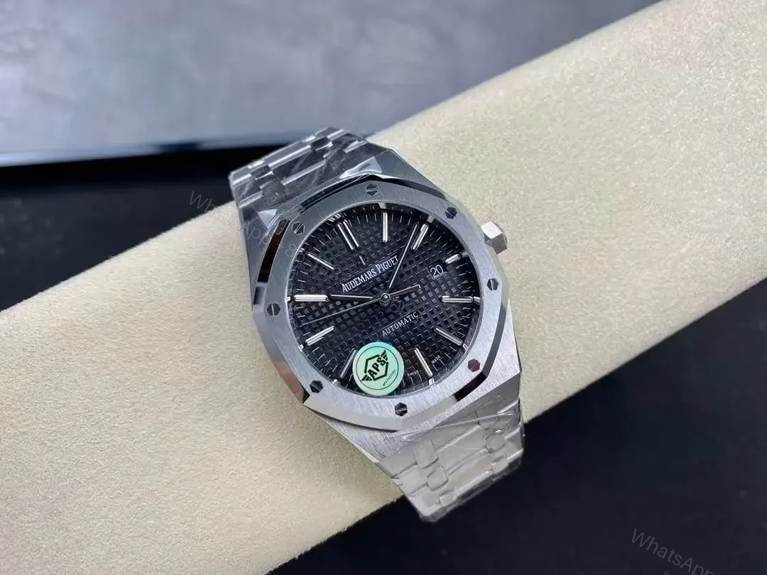 View 4 of Swiss Clone Replica AP ROYAL OAK Silver Black Dial