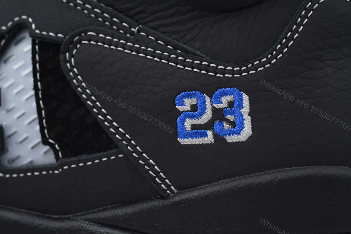 View 4 of Awake NY x Air Jordan 5 Retro 'Black Racer Blue' DV4982-004