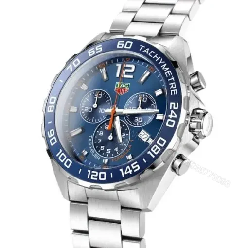 View 5 of Replica TAG Heuer Formula 1 Men Quartz Blue Stainless Steel Watch CAZ1014.BA0842