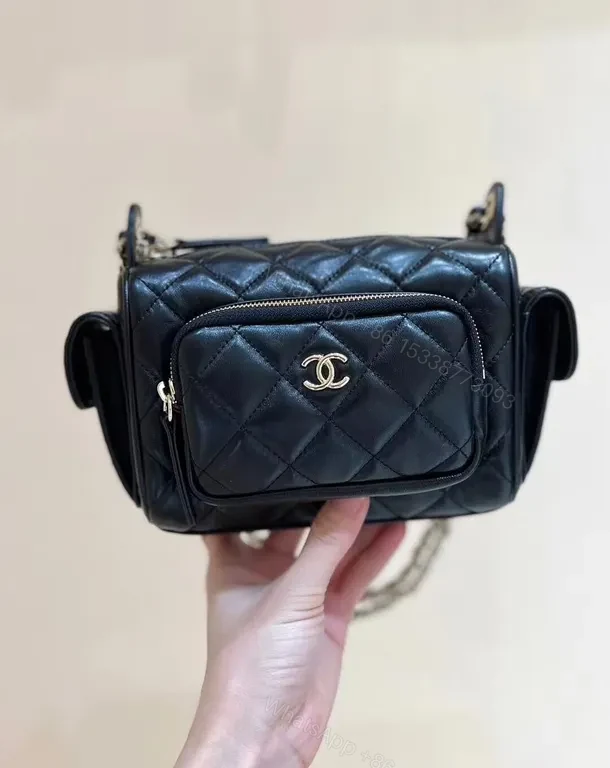 Quilted Luxe Crossbody: Compact Chanel-Inspired Elegance — view 1