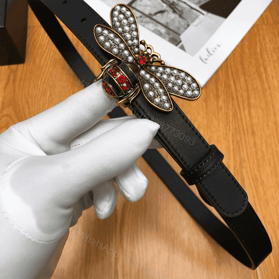 View 6 of GUCCI BEE BUCKLE BELT – B016