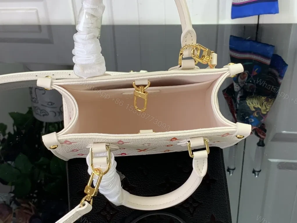 View 7 of Pastel Monogram Mini Bag â€” Modern City-Chic, 2-in-1 Carry