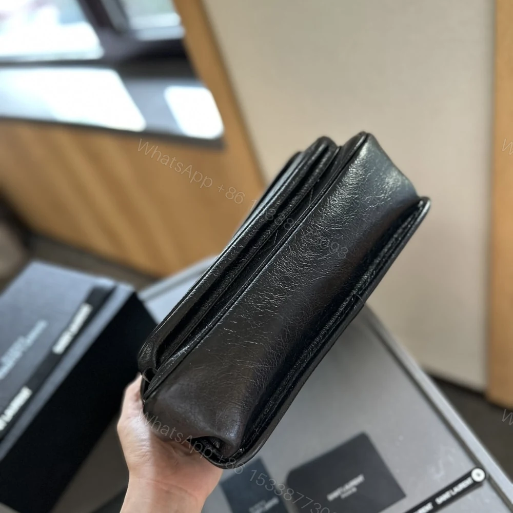 View 6 of Saint Laurent Niki Medium In Vintage Black 28Cm