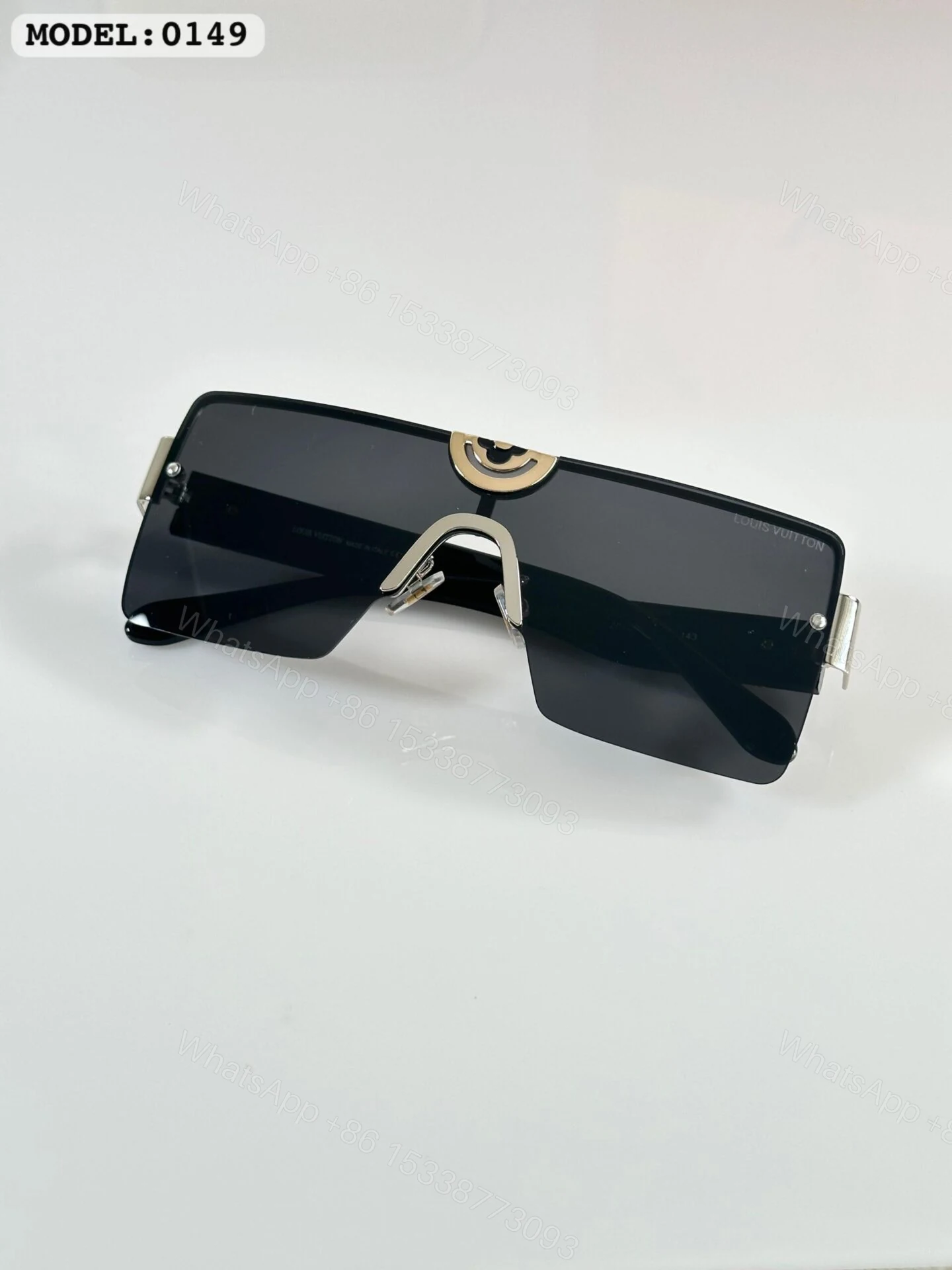View 3 of Louis Vuitton LV Sunglasses Black