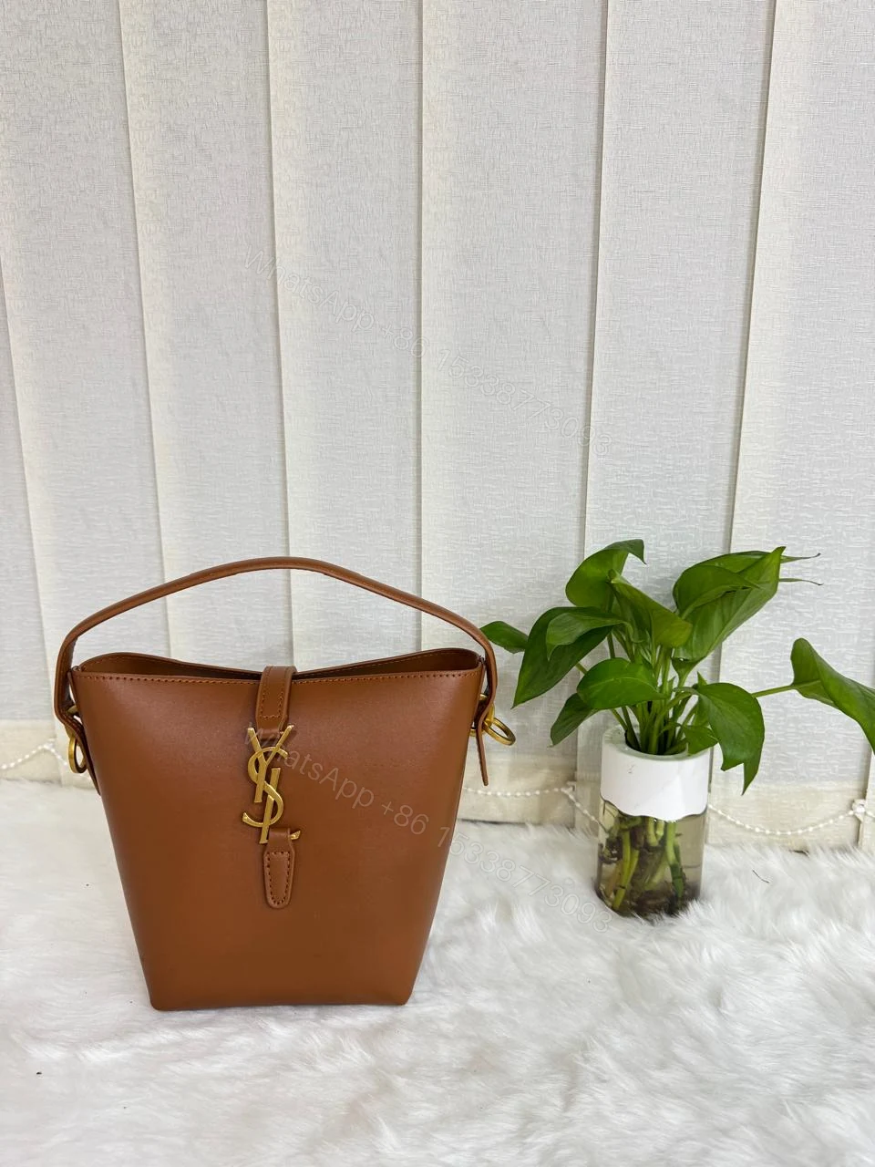 View 3 of YSL Saint Laurent Le 37 Bucket Bag First Copy | AAA+ Replica