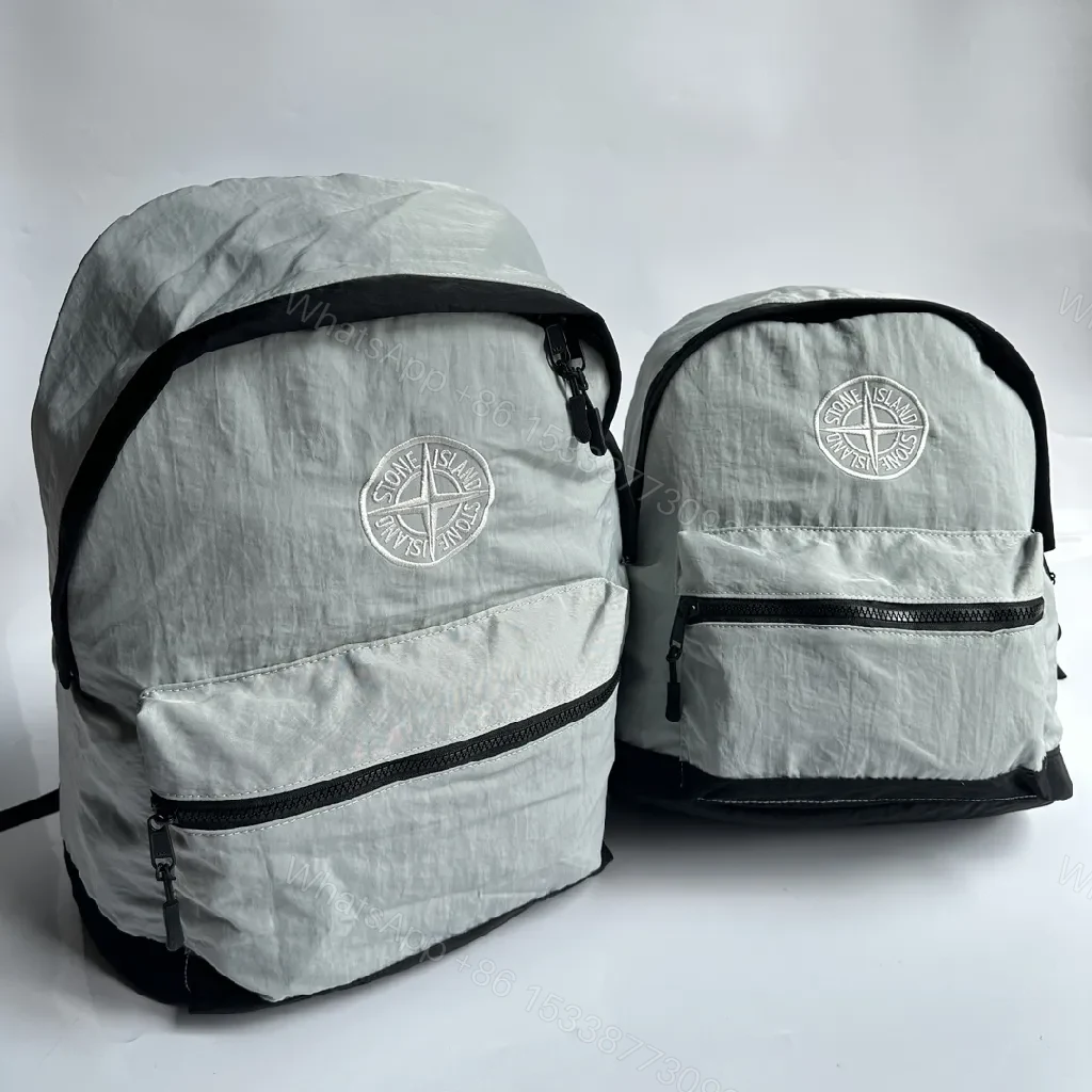 View 11 of Olive Stone Texture Backpack: Durable Everyday Carrier