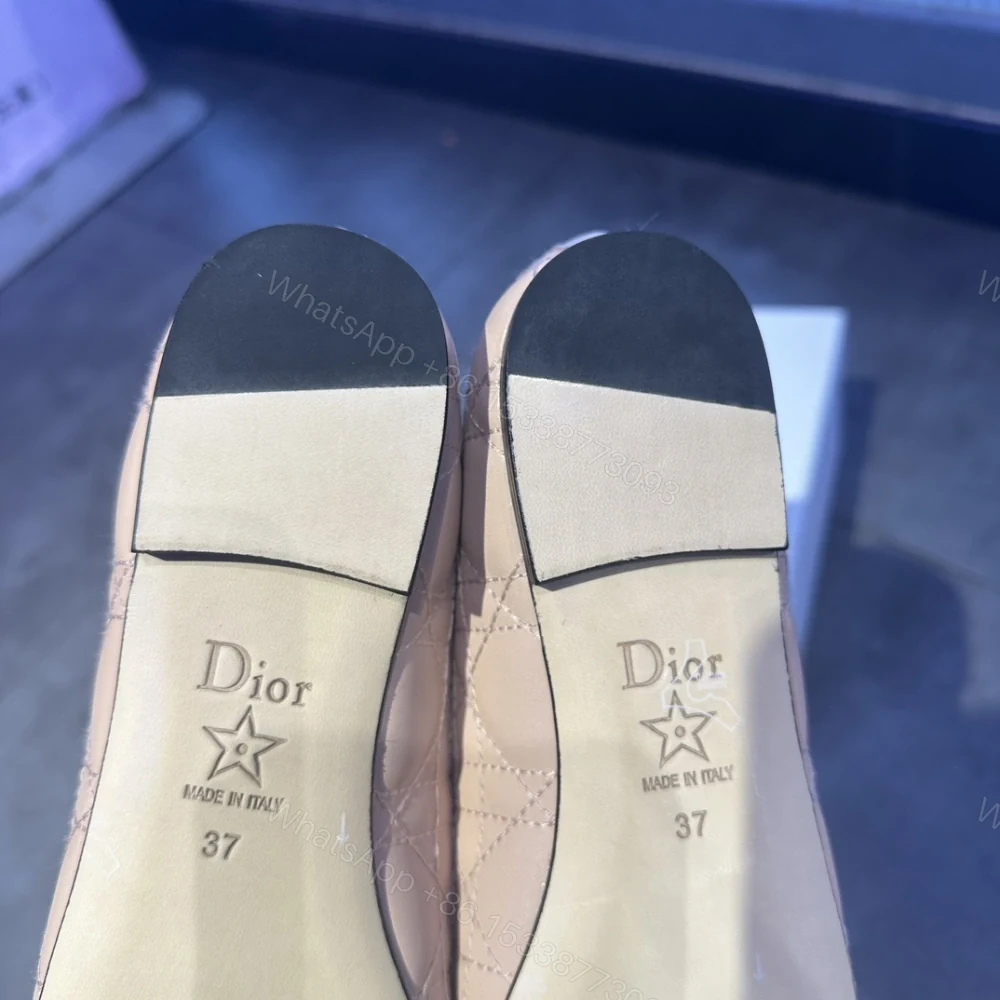 View 8 of 高仿Dior*Ballet系列KCB920圓頭套腳休閒單鞋粉色免檢版