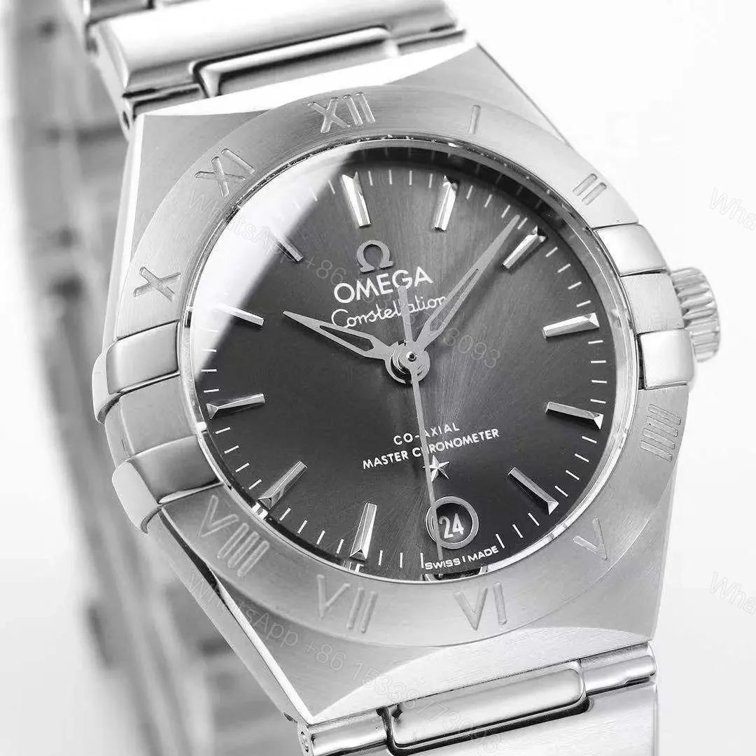 View 4 of Omega Constellation 29mm Women’s Watch V6 Version Stainless Steel with Grey Dial and Sapphire Crystal