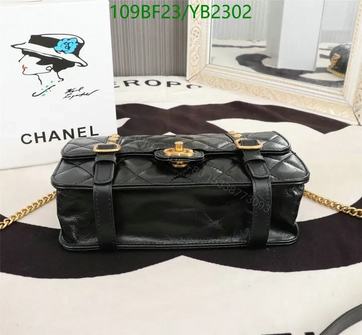 View 6 of Chanel Flap Bag 31 Rue Cambon – Aged Calfskin in Black