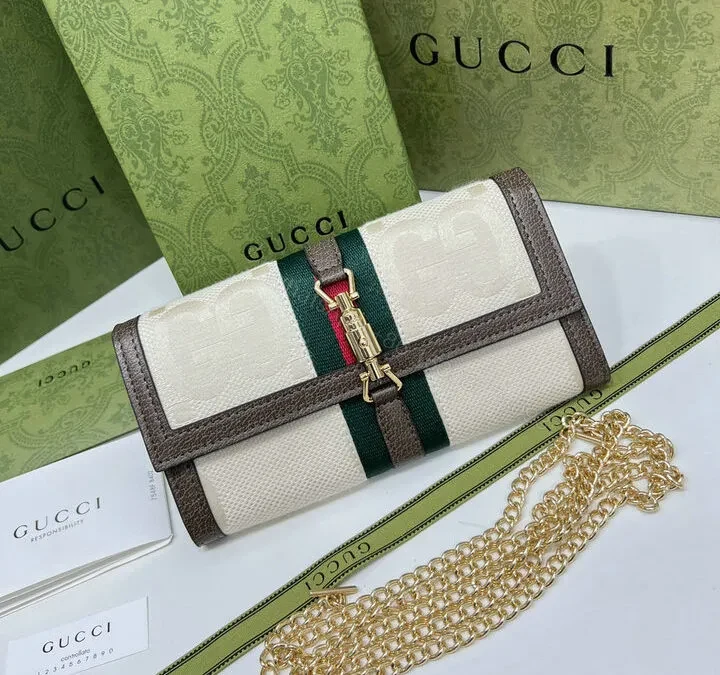 Exclusive Gucci Jackie 1961 Wallet with Chain – Premium Edition LR58QJ — view 1