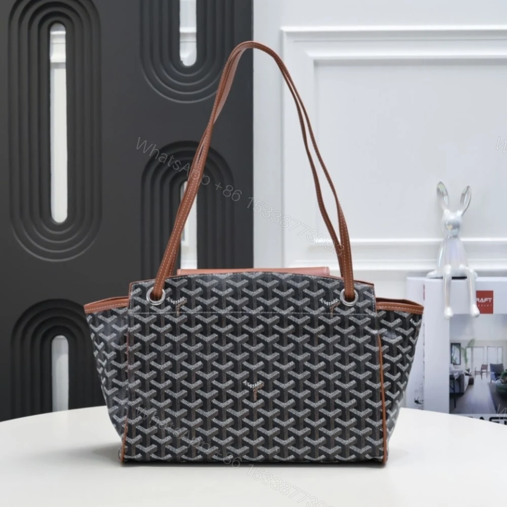View 4 of GOYARD ROUETTE SOUPLE BAG BLACK AND TAN 31CM ROUETTPMLTY01CL03P