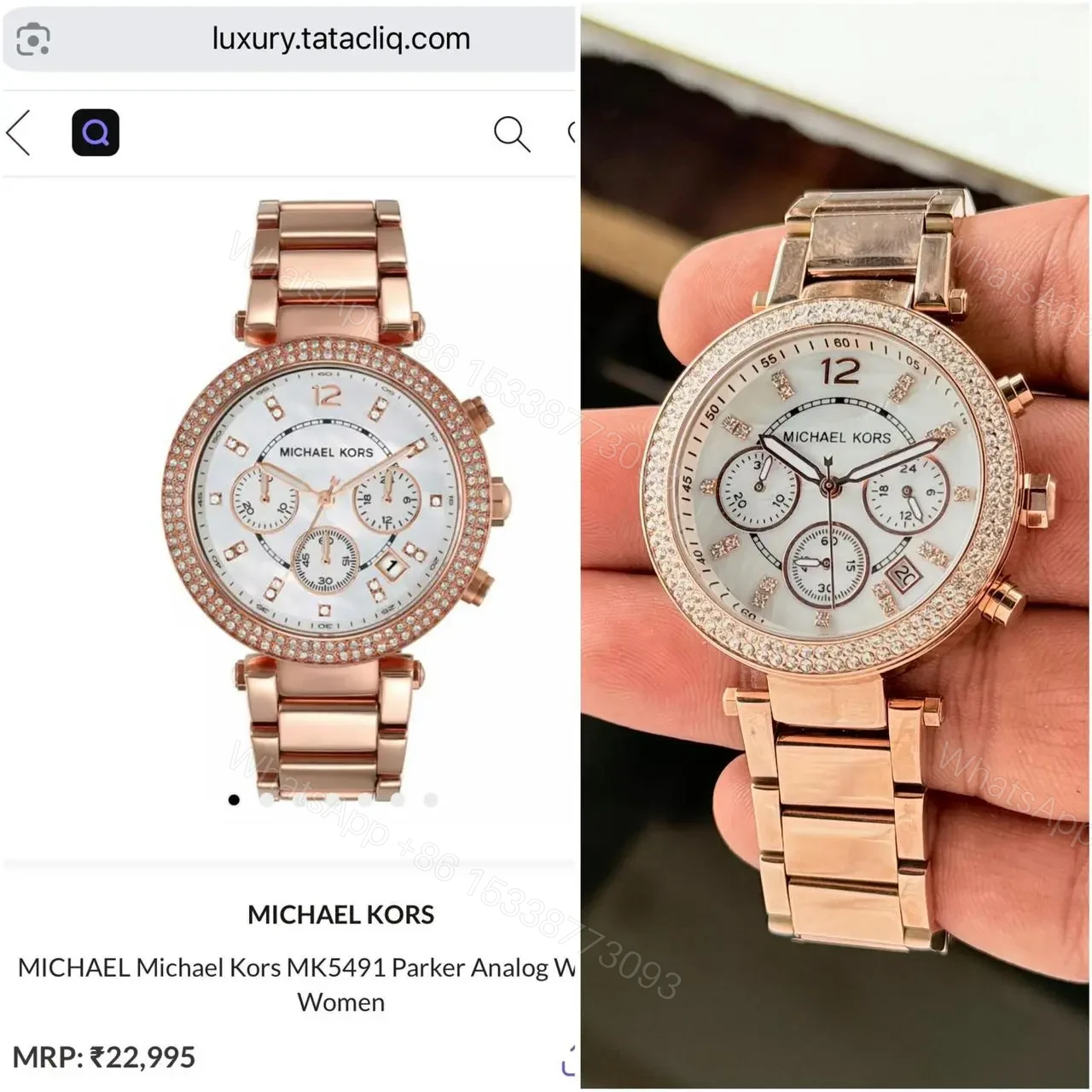 Michael Kors MK 5774 White Dial — view 1