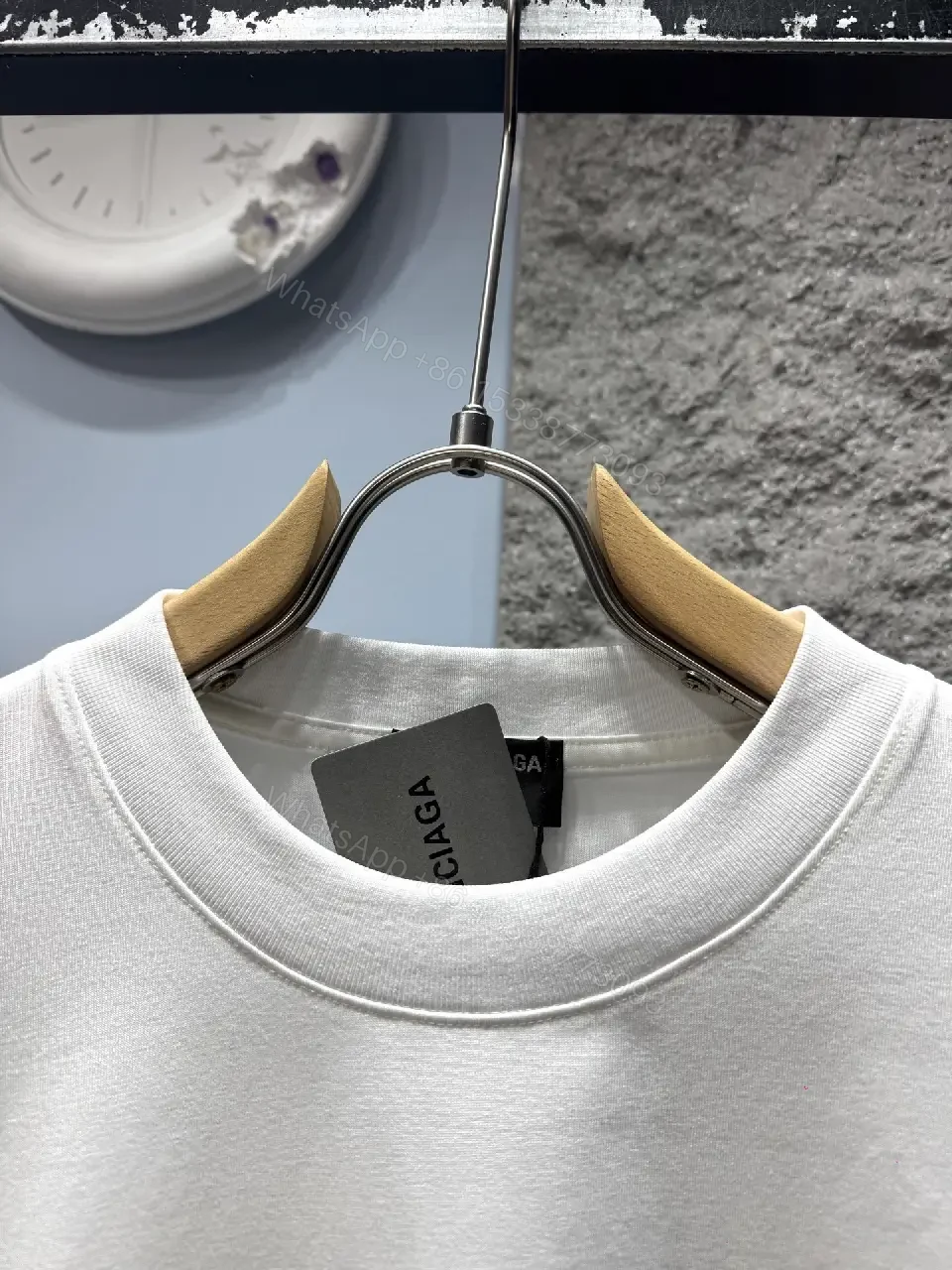 View 5 of Graphic-Statement Tee with Luxe Gold Print, Unisex Short Sleeve