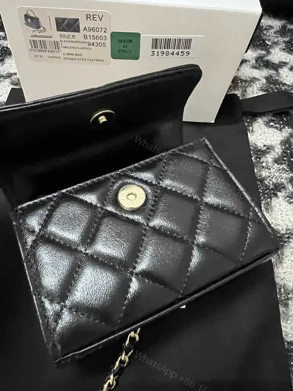 View 9 of Chanel-Inspired Quilted Mini Crossbody: Luxe Everyday Bag