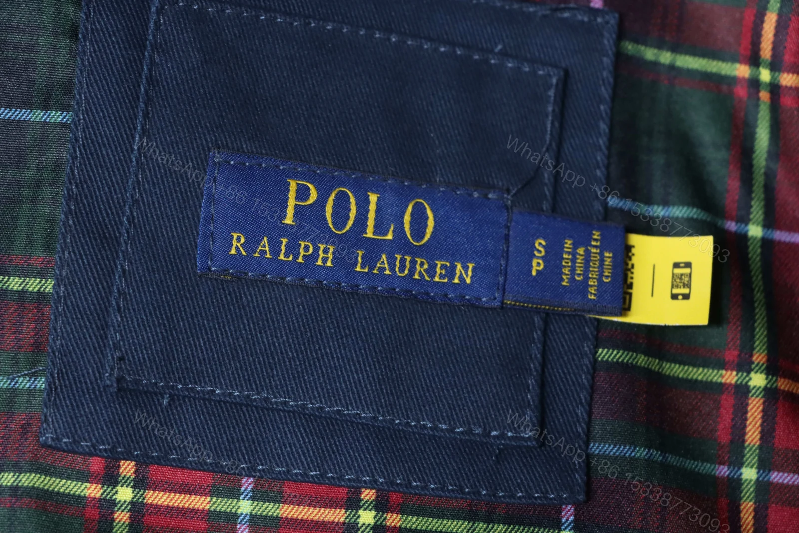 View 5 of Polo Ralph Lauren Vintage Clasp Chain Coat dark blue