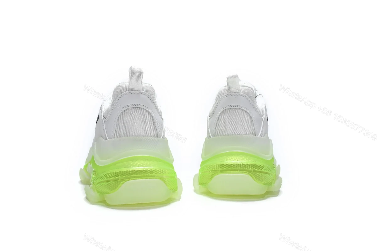 View 3 of Balenciaga Triple S White Green 544351 W0901 9010