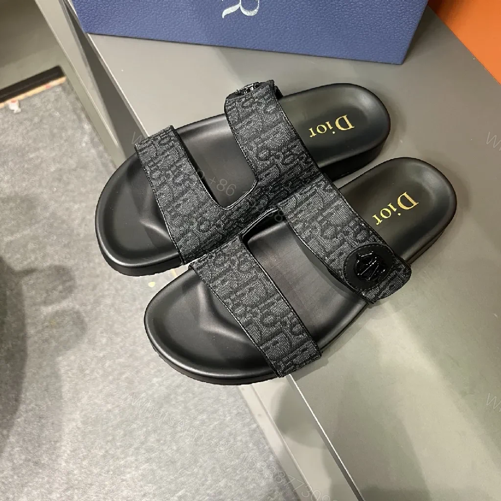 View 5 of Textured Jacquard Slip-Ons: Luxe Comfort Slides