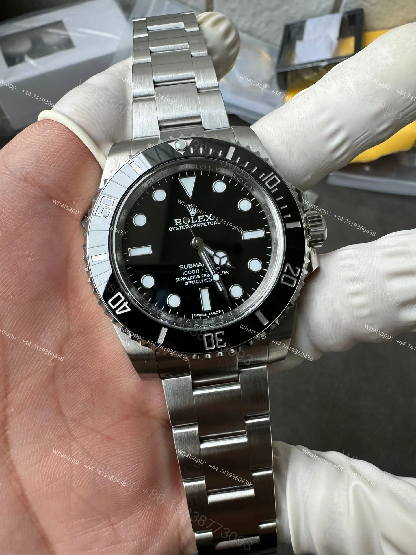 View 3 of Rolex Super Clone Watches 1:1 No Date Submariner 124060 VS3230 Movement 41mm
