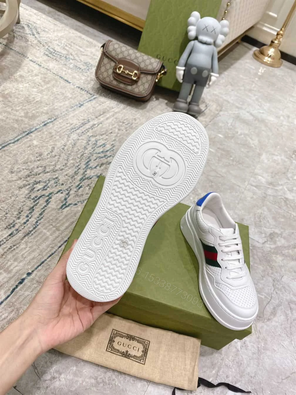 View 5 of Men’s sneaker with Web – GC082
