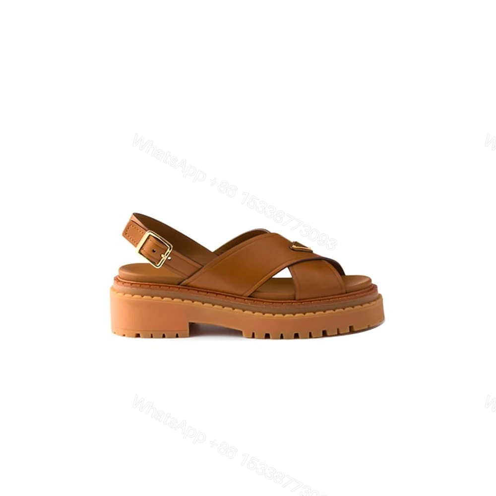 PRADA Leather sandals 847539 — view 1