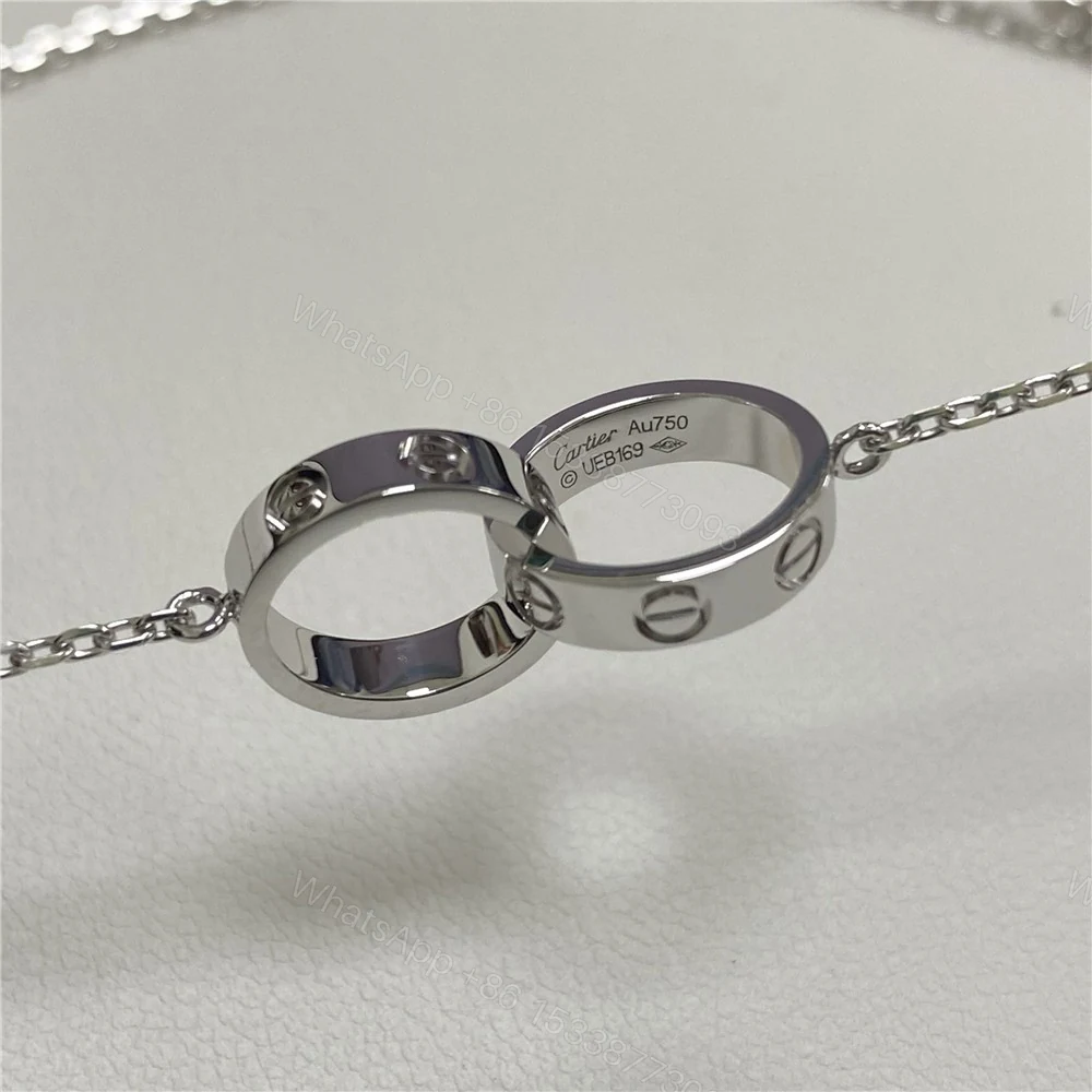 View 5 of Cartier Love Link Necklace White Gold B7212500