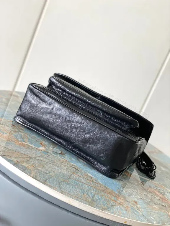 View 9 of Quilted Leather Crossbody: YSL-Inspired Luxe, Compact Chic