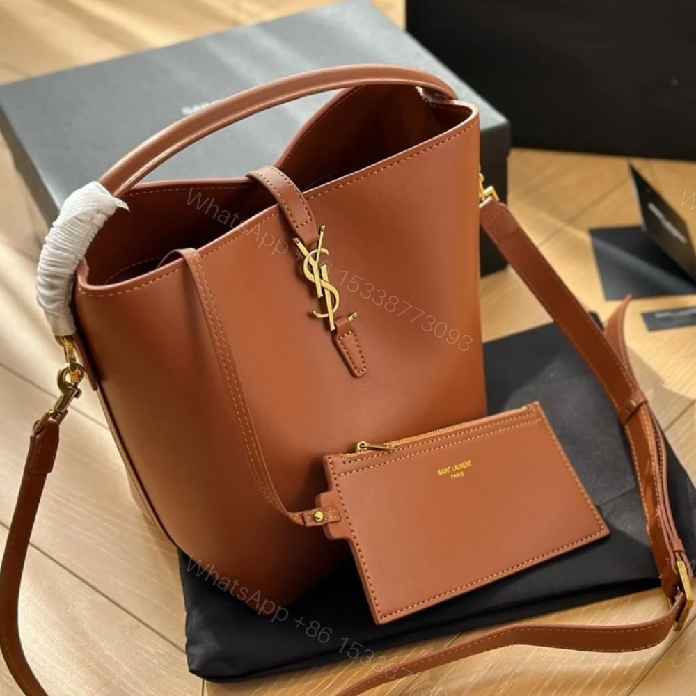 View 2 of Saint Laurent Le 37 In Shiny Brown 25Cm