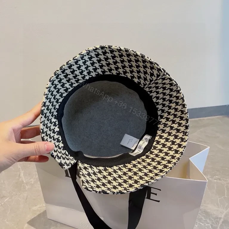 View 2 of Chic Dior-Brand Textured Bucket Hat - Luxury Streetwear