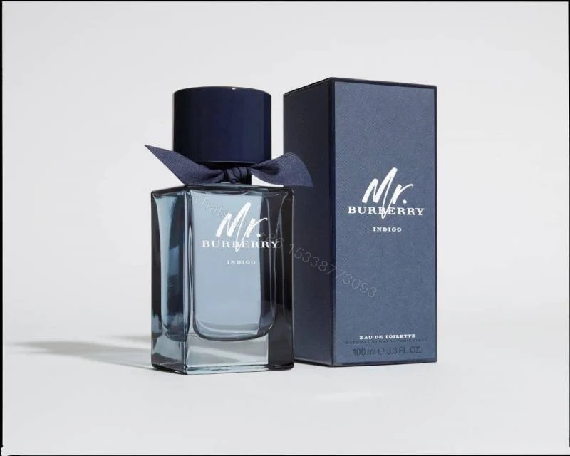 View 4 of First Copy Burberry Mr Burberry Indigo Eau De Toilette Premium Long Lasting Luxury Fragrance For Men