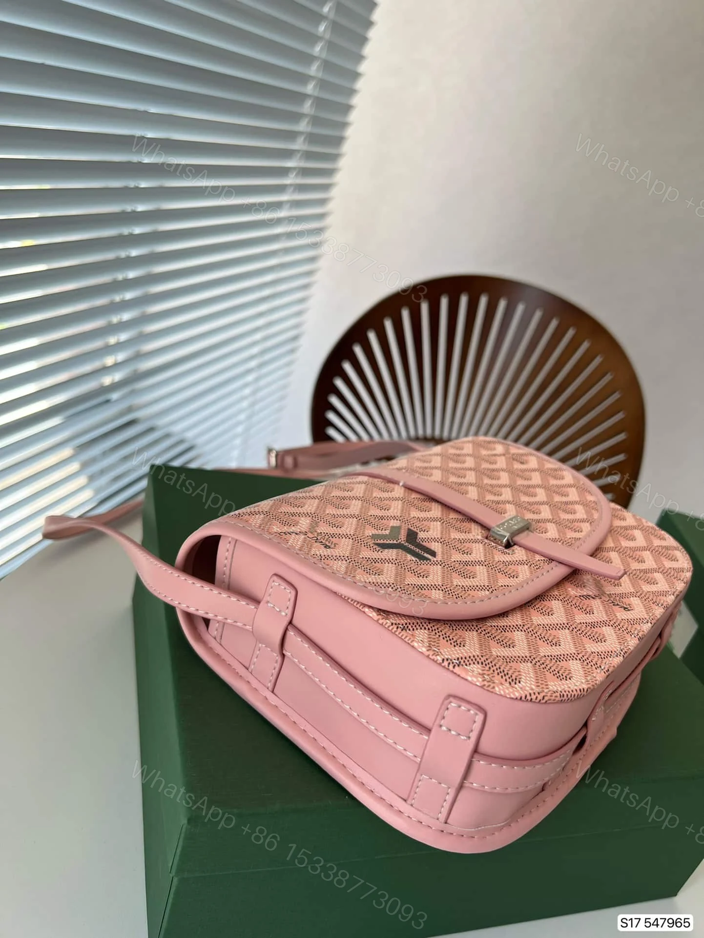 View 2 of GOYARD BELVEDERE PM BAG PINK 22CM